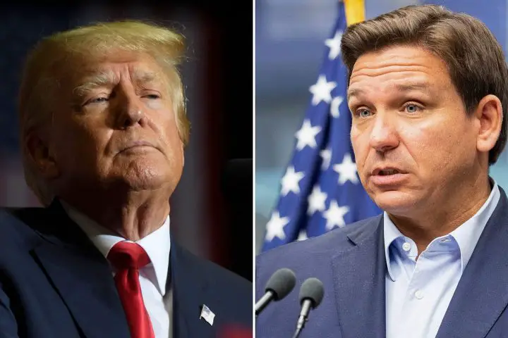 trump y desantis