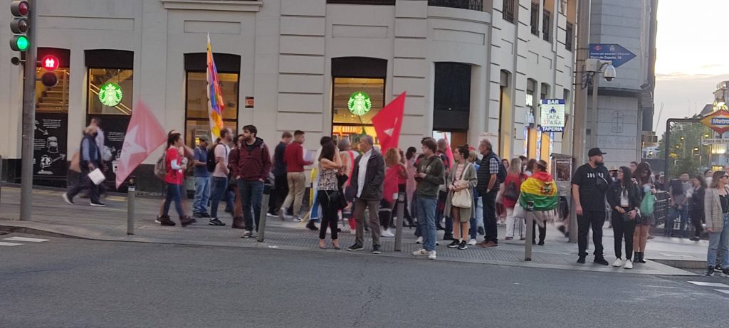 manifestación en Madrid