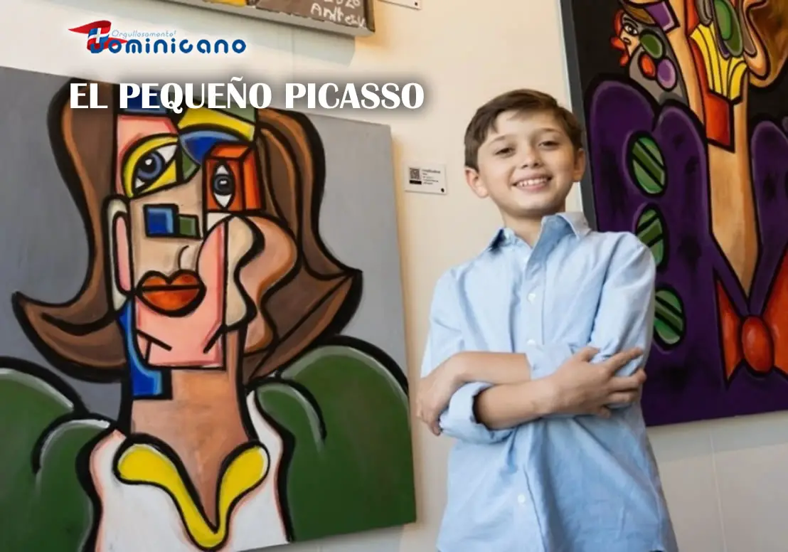 Andrés Valencia, el “pequeño Picasso” de San Diego que vende cuadros por miles de dólares