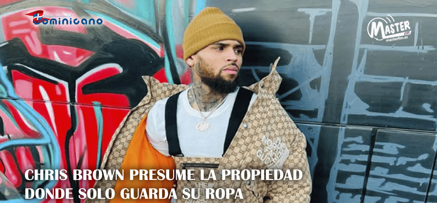Chris Brown presume la propiedad donde solo guarda su ropa