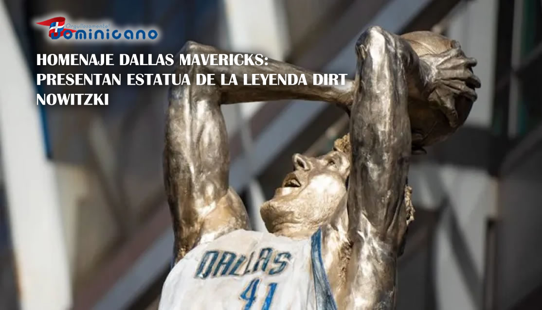 Homenaje Dallas Mavericks: Presentan estatua de la leyenda Dirt Nowitzki